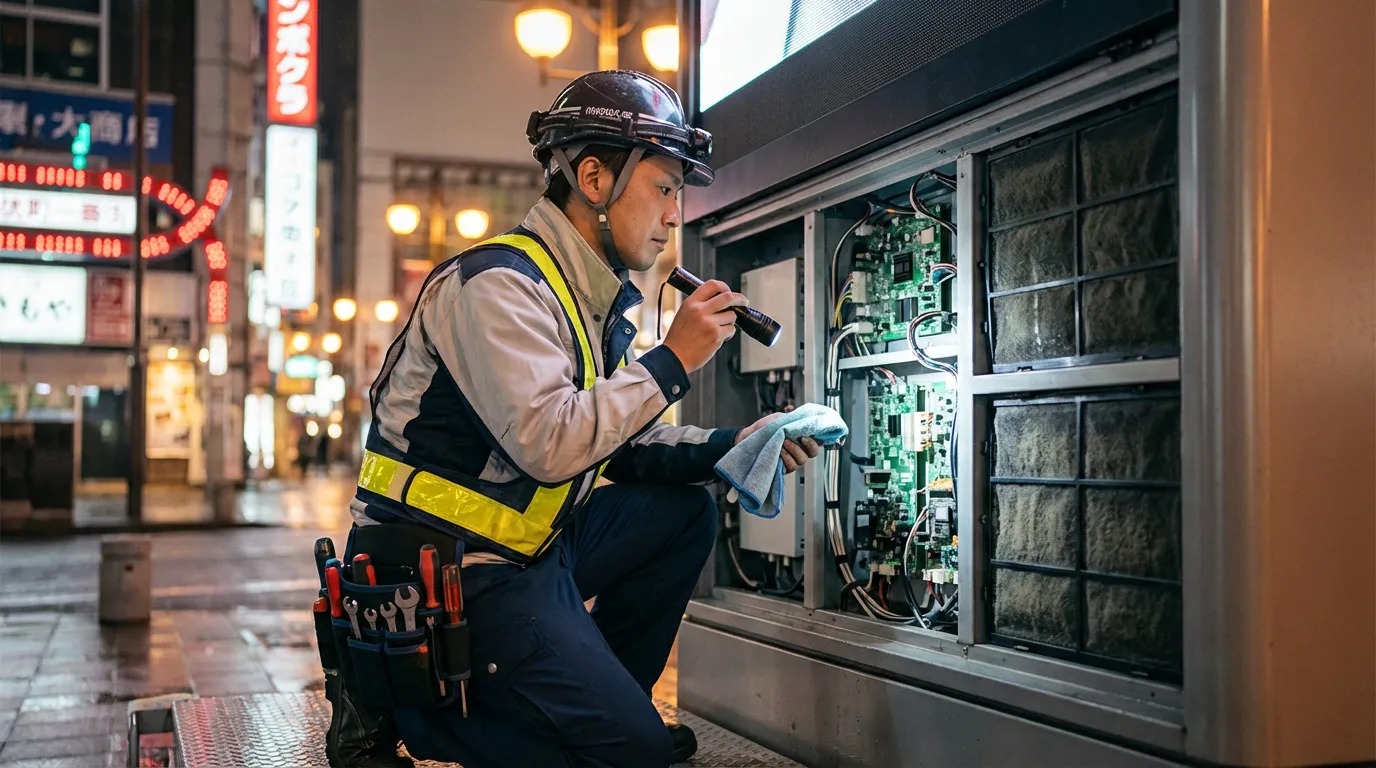 デジタルサイネージ機器の耐用年数と延命メンテナンス戦略