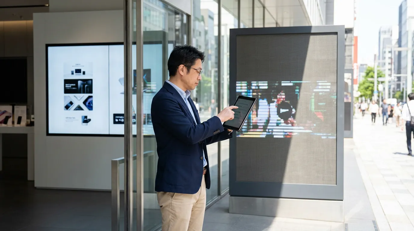 屋内・屋外サイネージ看板のタイプと選定基準