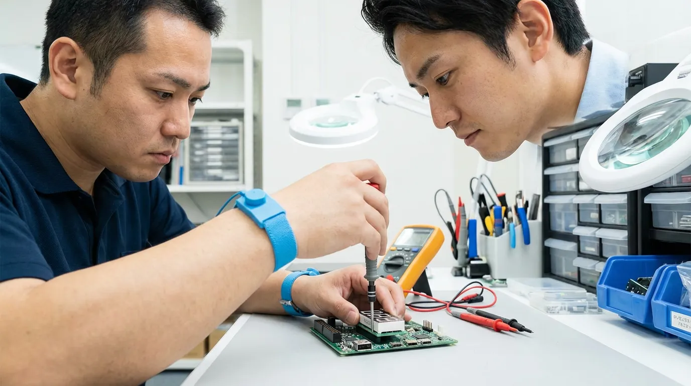 LEDモジュール修理と部品交換の手順