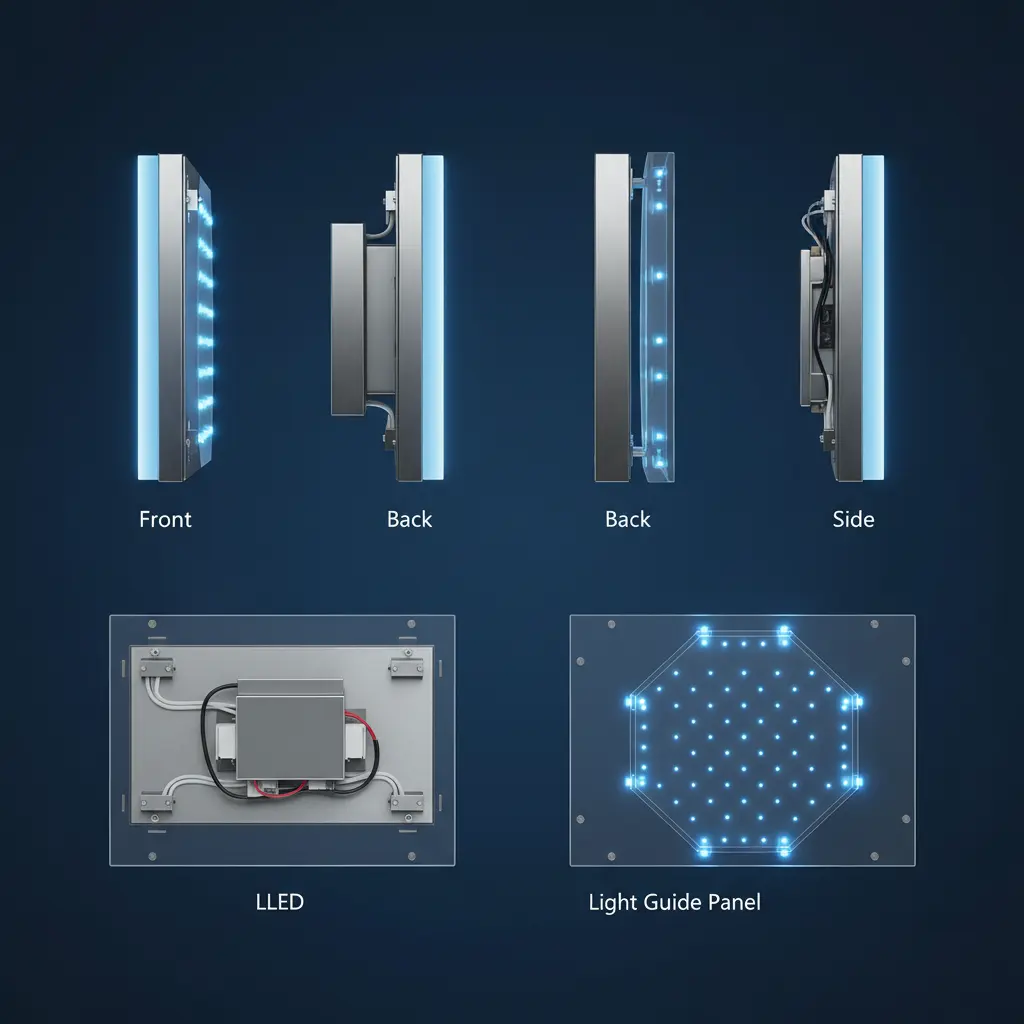 LEDサインの設計における基本構造と発光方式の選定