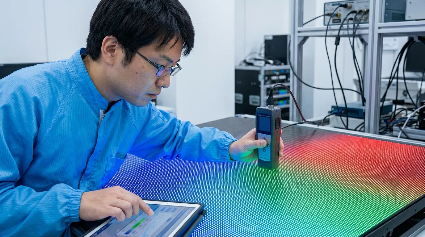 LEDビジョンの画質と映像品質を左右する技術仕様