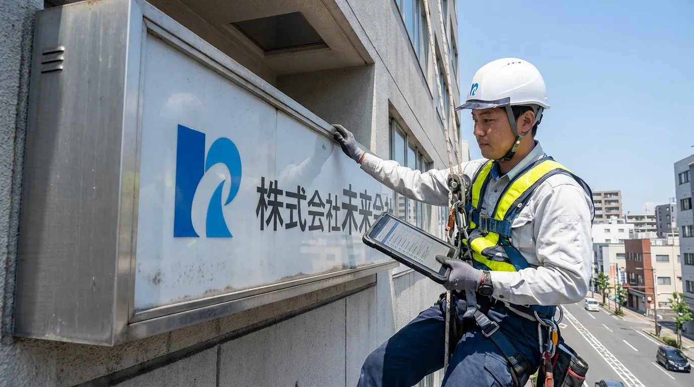 看板 全国対応の保守・点検・メンテナンス体制