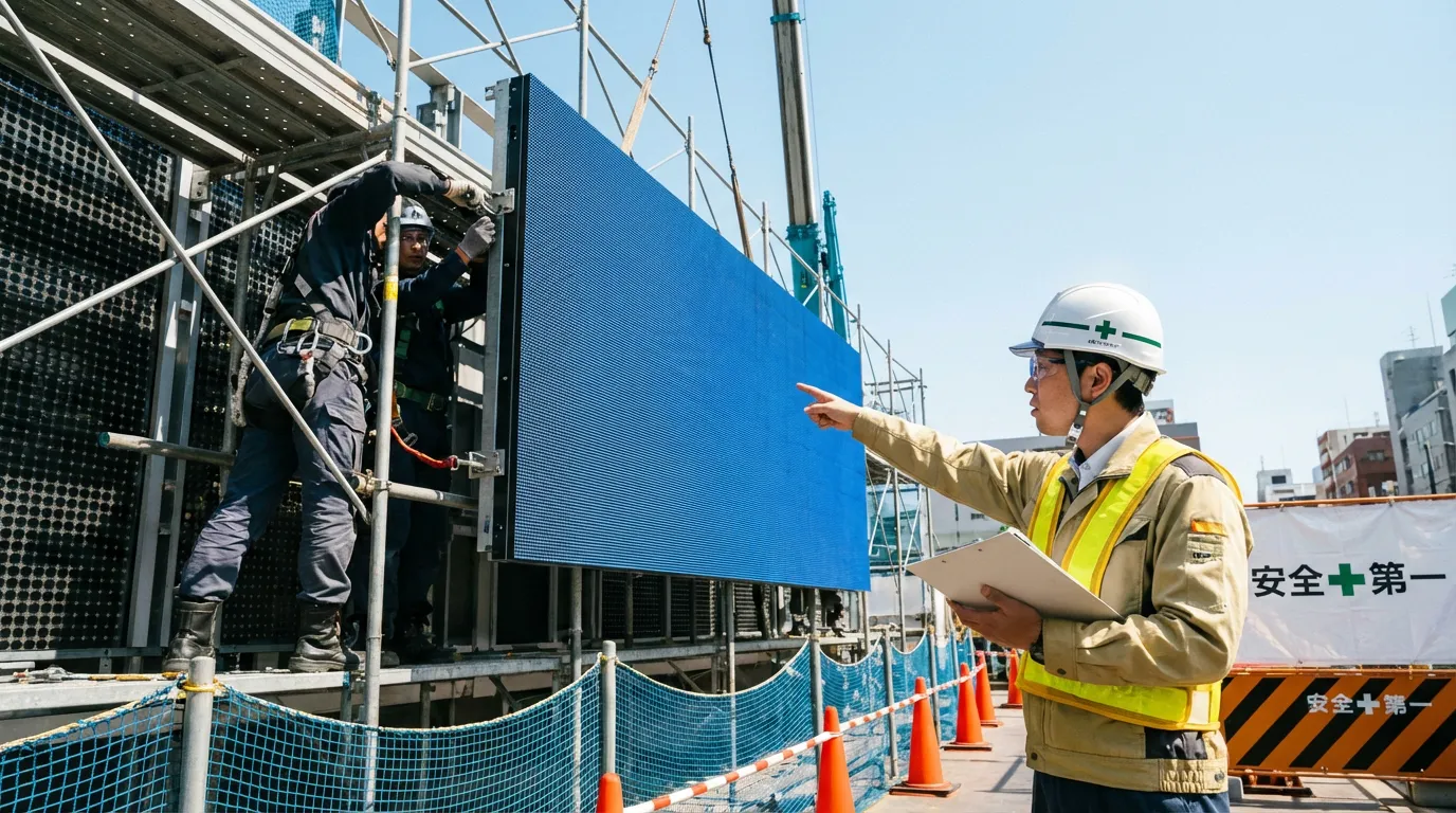 看板 全国対応施工の安全・法令遵守と電気工事対応