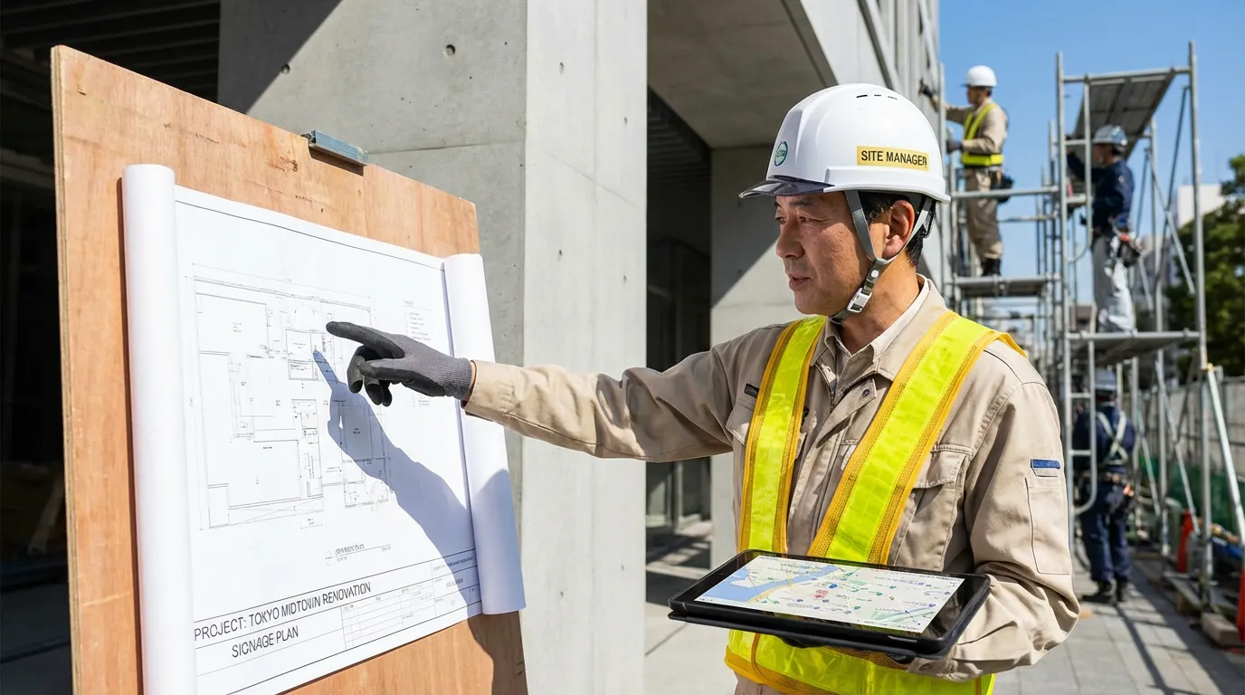 看板施工の流れと費用目安