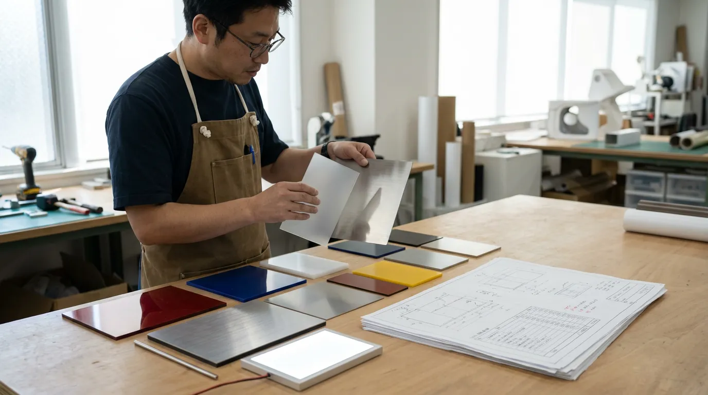 サイン工事に使われる素材と費用内訳：耐久性とデザイン性のバランスを考える