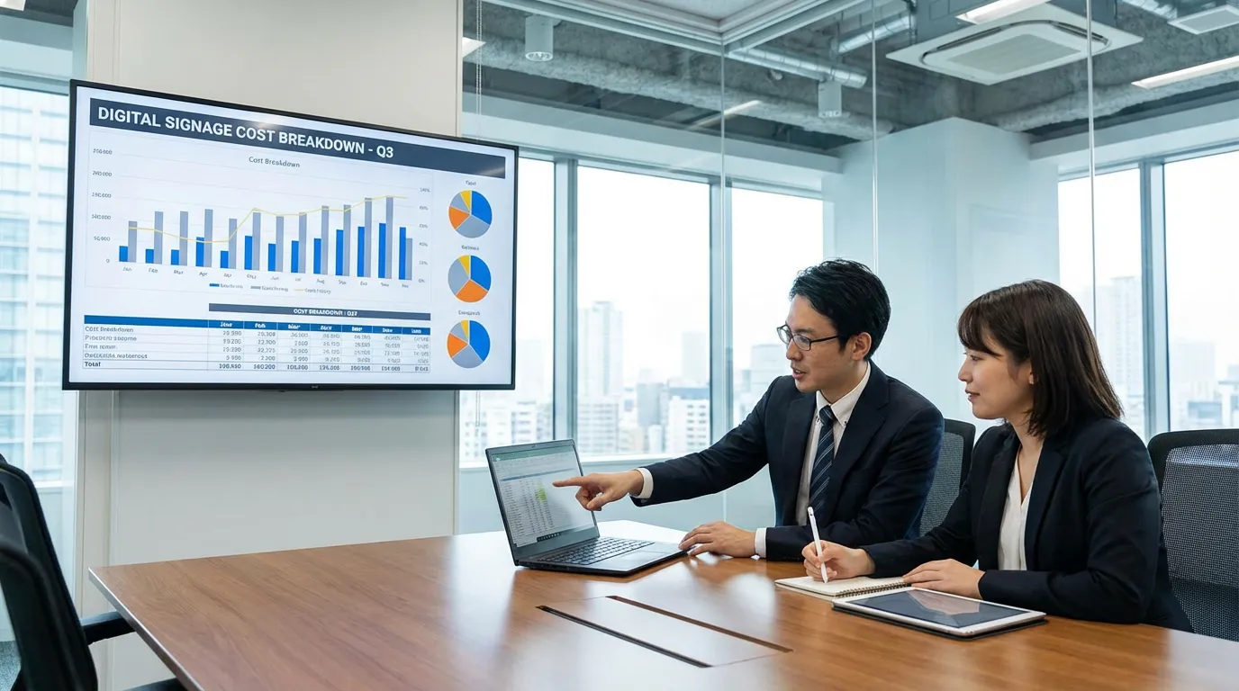 サイネージ導入費用とコストを抑える方法