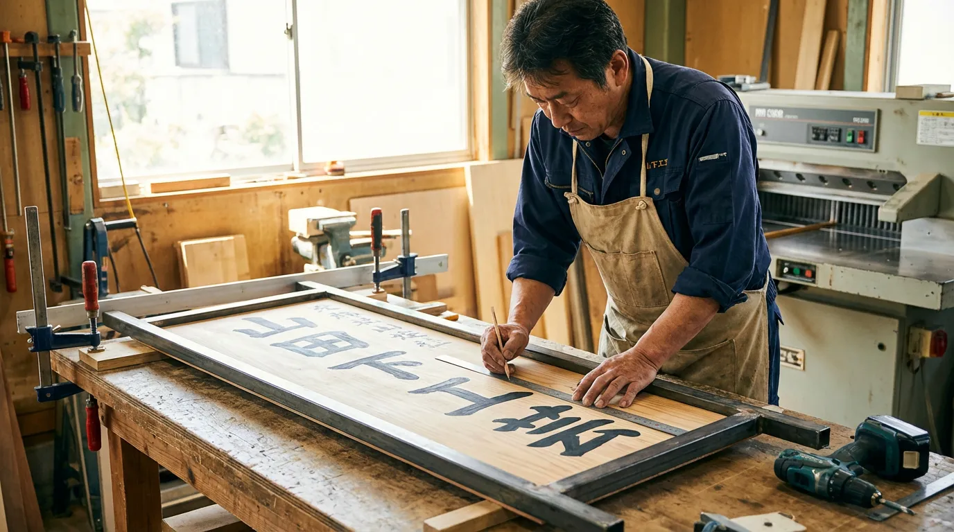 看板制作から設置までの流れと費用目安