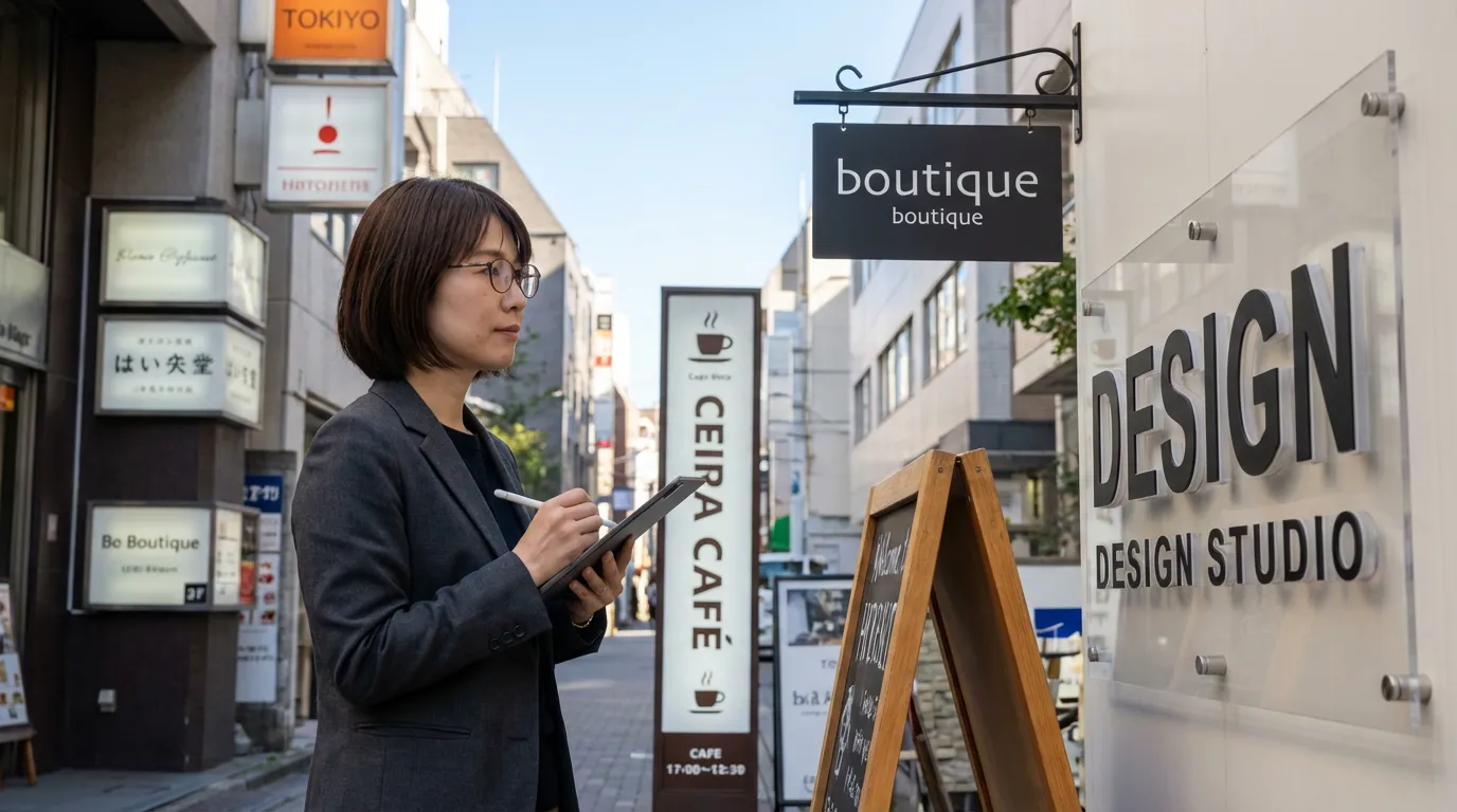 看板の種類と特徴を理解する：店舗を引き立てるサイン選びの第一歩